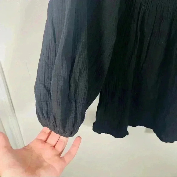 Cloe Cassandro Agatha Smocked Mini Dress Small - Picture 4 of 8